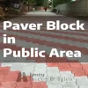 paver block in public area