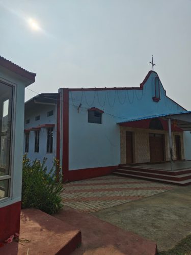 Client Name - Don Bosco Church | Project Type - Commercial | Adress - Bichna, Khunti | Paver Design - I shape | Total Area - 2500 Sqft